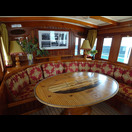 Im Salon der SY Ena im Australian National Maritime Museum